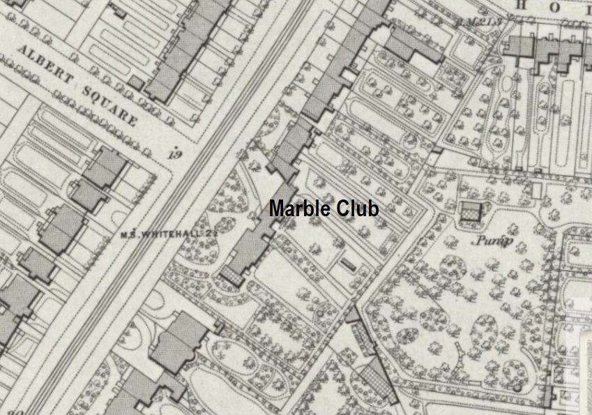 London - Marble Rink and Athletic Grounds : Map credit National Library of Scotland